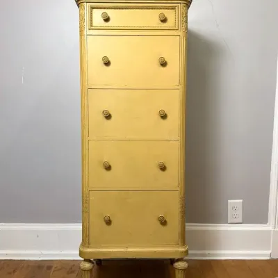 Vintage French Provincial Lingerie Chest on Casters