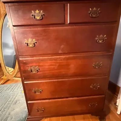 Hungerford Mahogany Tall Chest Of Drawers