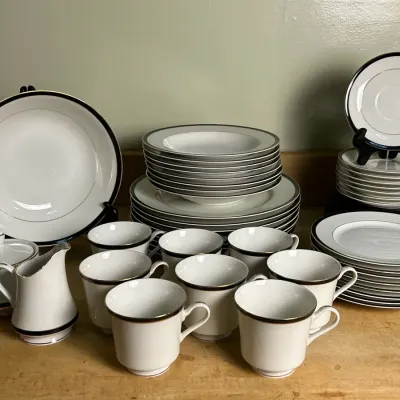 Mikasa “Black Tie” China Set 