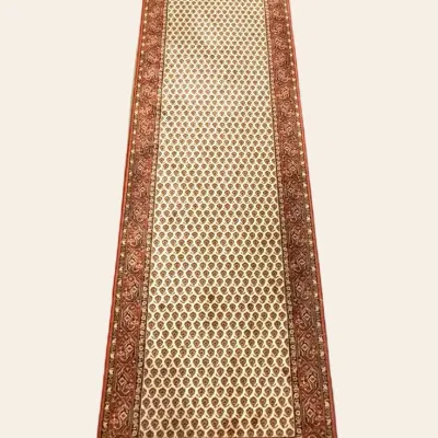 Louis de Poortere Wool Runner Rug, 3'4" x 9'6"- 2 Of 2