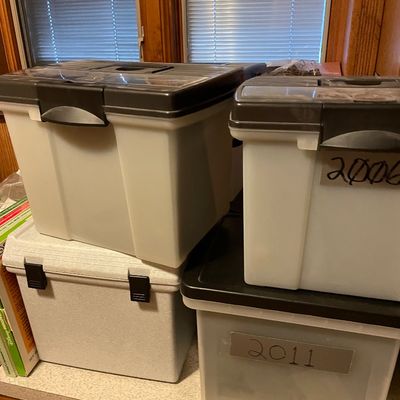 Sale Photo Thumbnail #491: File storage boxes