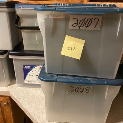 Sale Photo Thumbnail #492: File storage boxes