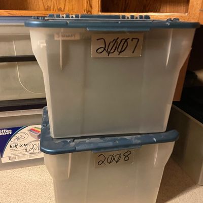 Sale Photo Thumbnail #489: File storage boxes