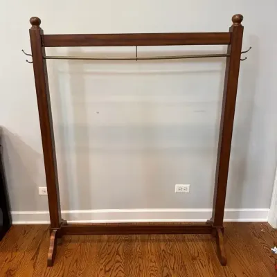 Sale Photo Thumbnail #25: Wooden Clothing Rack