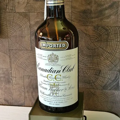 Sale Photo Thumbnail #9: Extremely rare Canadian Club Whiskey pump dispenser.
