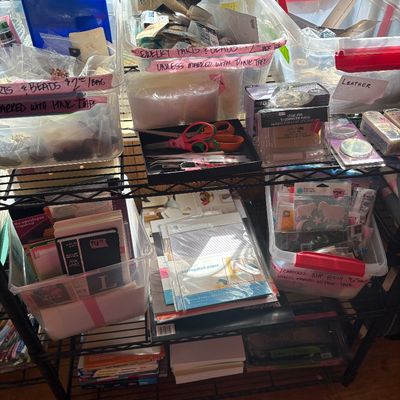 Sale Photo Thumbnail #90: Craft supplies.
