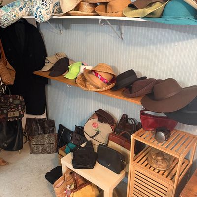 Sale Photo Thumbnail #32: Hats + purses.