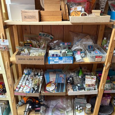 Sale Photo Thumbnail #17: Craft supplies.
