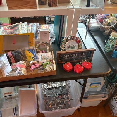 Sale Photo Thumbnail #101: Craft supplies + storage