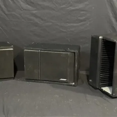 Bose Speakers And Cd Holder