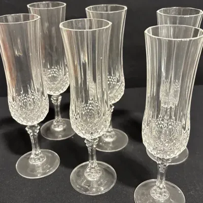 Crystal Champagne Glasses