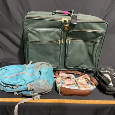 Vintage Luggage By ADOLOFO And Assortment Of Bags 