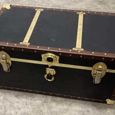 Vintage Style Black Trunk