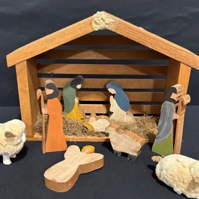 Wooden Nativity Set