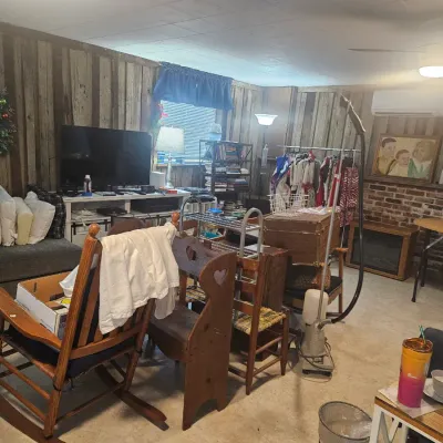 Christmas, furniture,  linens 