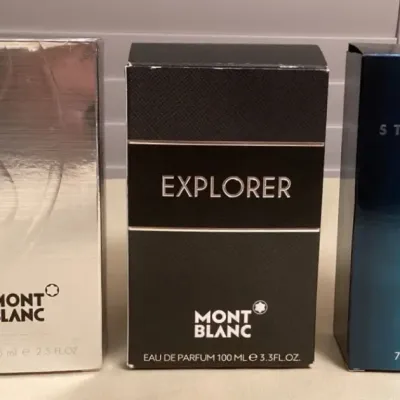 CCM082 Men’s Mont Blanc Explorer Eau De Parfum & Individual & Starwalker Eau De Toilette New