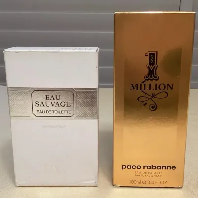 CCM090 Men’s Dior Eau Sauvage & 1 Million Paco Rabanne Eau De Toilette Sprays New