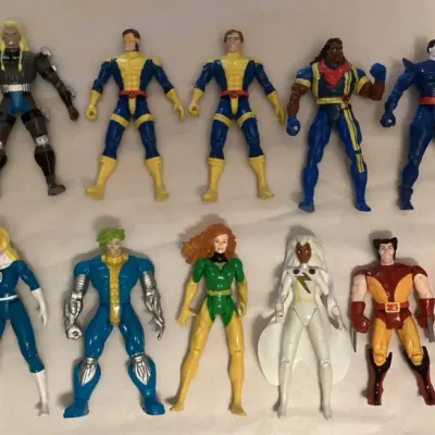 CCM015 Fifteen Vintage Super Hero Action Figures