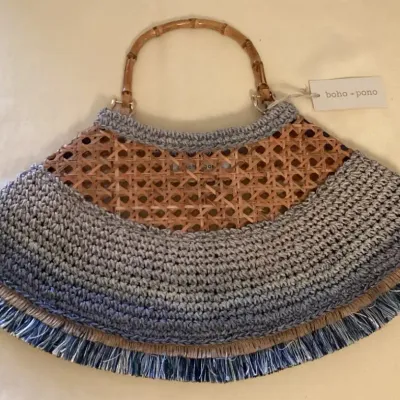CCM048 Boho Pono Woven Handbag New
