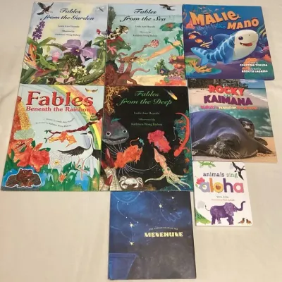 CCM041 Eight Children’s Hawaiian Hardcover Books 