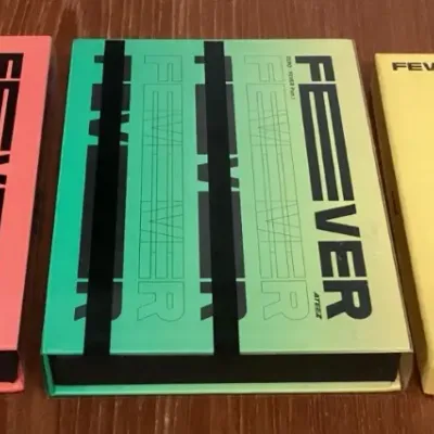 CCM012 Three K-Pop ATEEZ Fever Box Sets