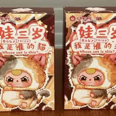 CCM026 Two Blind Boxes Of Baby Three Whose Cat Is This? New