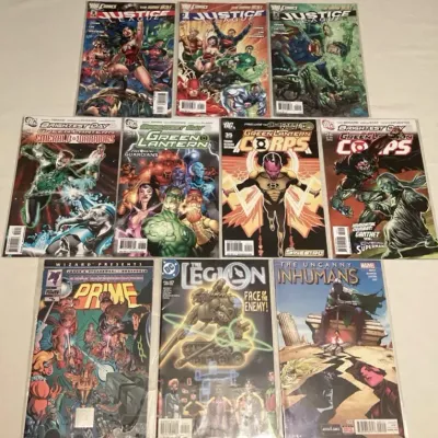 CCM042 Ten DC, Marvel & Malibu Comics