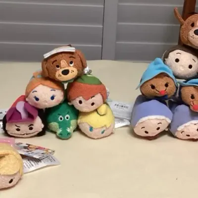 CCM058 Twenty-Five Snow White, Sleeping Beauty, Peter Pan & Cinderella Tsum Tsum Plushies 
