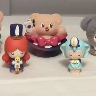 CCM027 Hacipupu, Butter Bear, Momiji, Smoko Tayto & Thimblestump Hollow Blind Box Figures