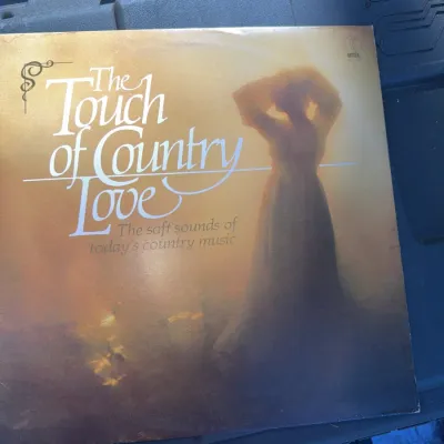 Sale Photo Thumbnail #22: "The Touch of Country Love" vinyl LP album, released by K-Tel Records in 1982.