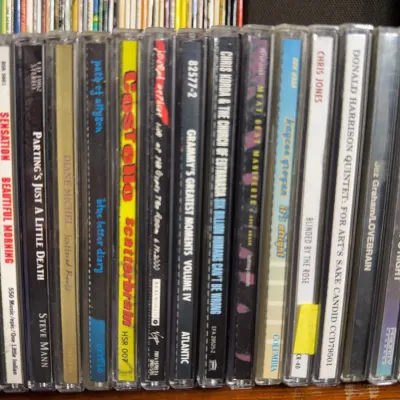 Sale Photo Thumbnail #118: Collection of assorted music CDs in standard jewel cases, featuring various genres and artists.
