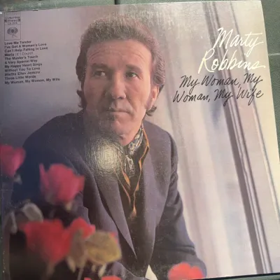 Sale Photo Thumbnail #21: Marty Robbins 'My Woman, My Woman, My Wife' vinyl LP album cover, Columbia Stereo CS 9978, released in 1970.