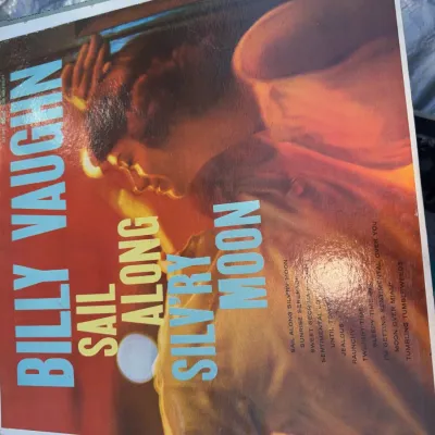 Sale Photo Thumbnail #36: Billy Vaughn "Sail Along Silv'ry Moon" 33 RPM vinyl record album released on Dot Records, circa 1957.