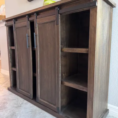 Barn Door Cabinet