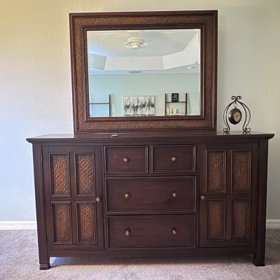 Tommy Bahama Style Dresser with Mirror