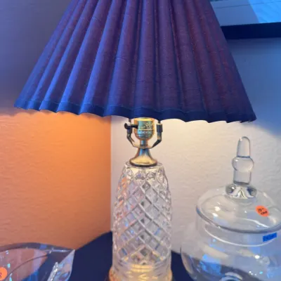 Sale Photo Thumbnail #141: Crystal Table Lamp