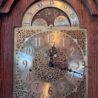 Sale Photo Thumbnail #185: Howard Miller Grandfather Clock