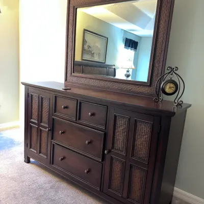 Tommy Bahama Style Dresser with Mirror