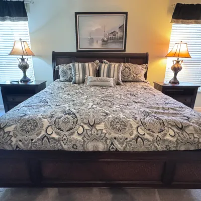 King Size Tommy Bahama Style Bed Frame
