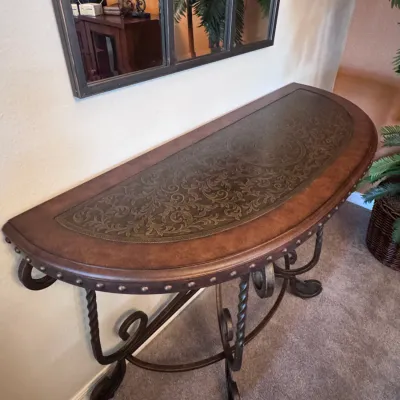 Ashley Furniture Demilune Table
