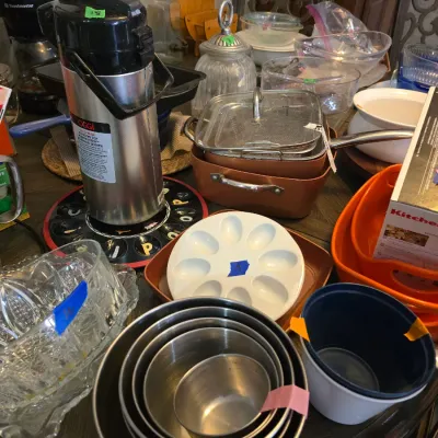 Sale Photo Thumbnail #35: Kitchen prep, serving, and dining ware 