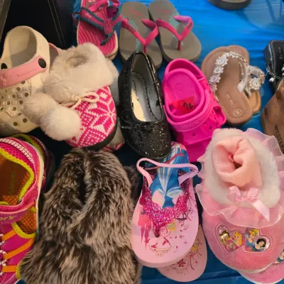 Sale Photo Thumbnail #43: Little girl shoes and slippers 