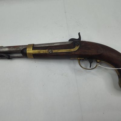 Sale Photo Thumbnail #2: H. Aston US M1842 Percussion Pistol