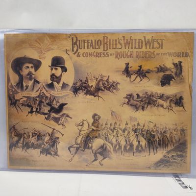 Sale Photo Thumbnail #240: Buffalo Bill's Wild West Litho Poster