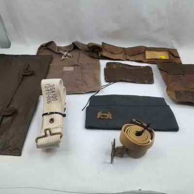 Sale Photo Thumbnail #149: US ROTC Cap & Military Field Gear Set