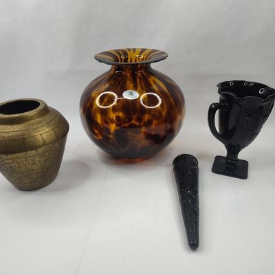 Sale Photo Thumbnail #454: Maestri Vetrai Glass & Brass Objects