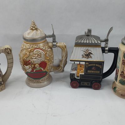 Sale Photo Thumbnail #422: Ceramarte & Avon Ceramic Beer Steins