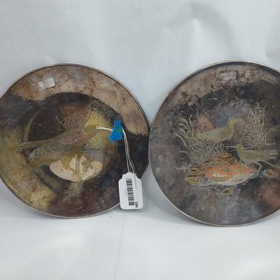 Sale Photo Thumbnail #194: Pair Reed & Barton Audubon Plates