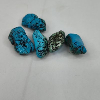 Sale Photo Thumbnail #451: Set Polished Turquoise Nuggets