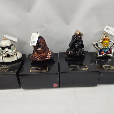 Sale Photo Thumbnail #515: C. Radko Star Wars & Looney Tunes Ornam